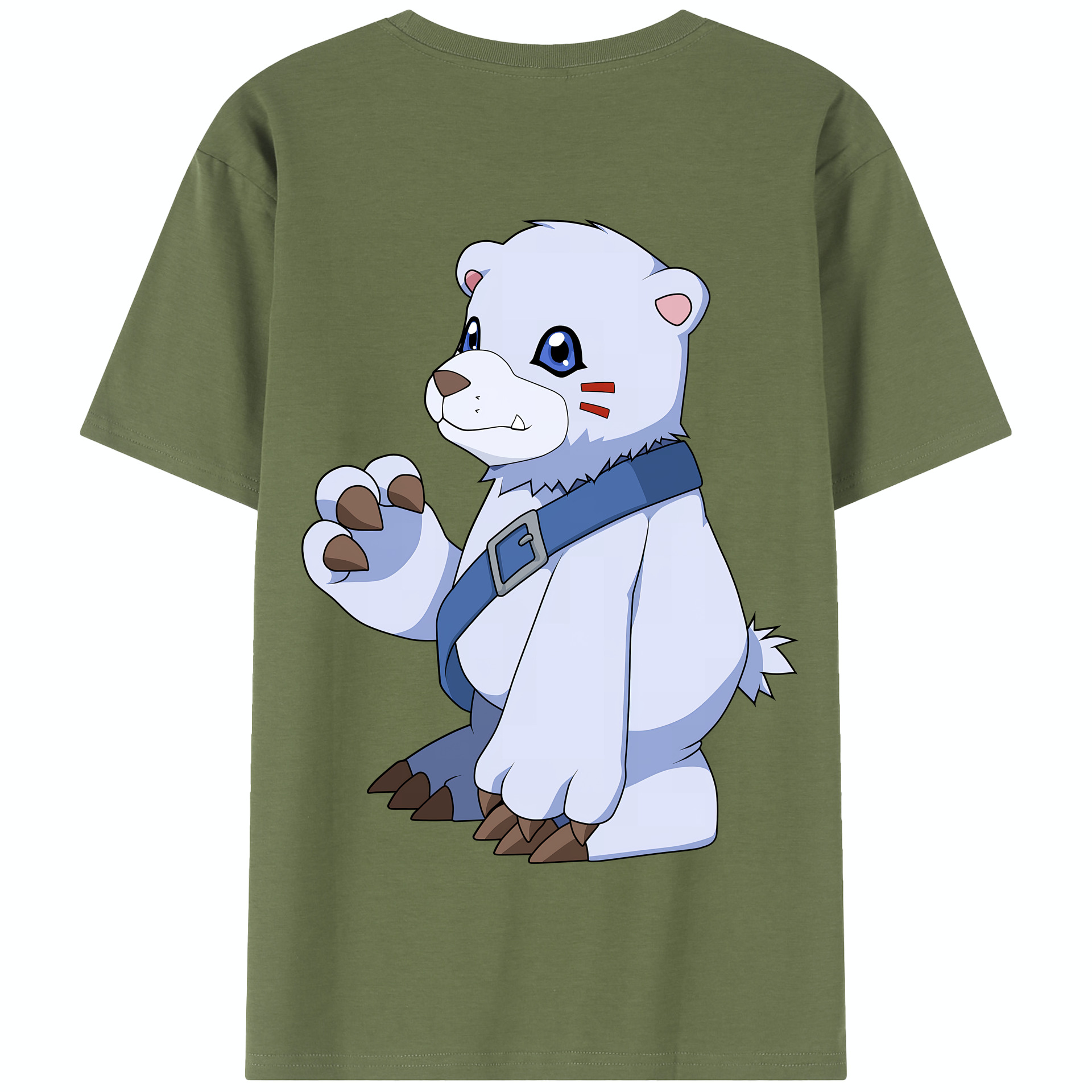（画像用） Digimon デジタルモンスター/デジモン 綿100％半袖Tシャツ（背面プリント）